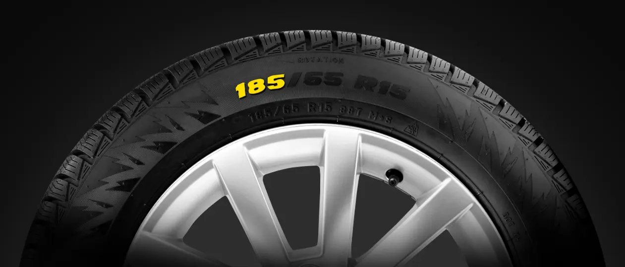 markings 01 nominal section width